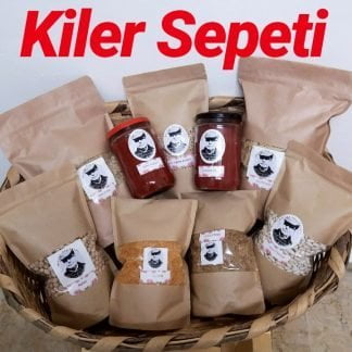 doğal köy ürünlerinden kiler sepeti